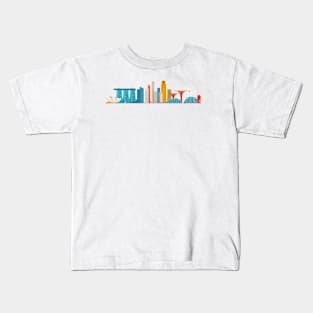 Singapore skyline. Kids T-Shirt